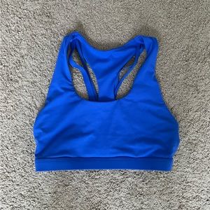 Fabletics Vibrant Blue Strappy Back Sports Bra